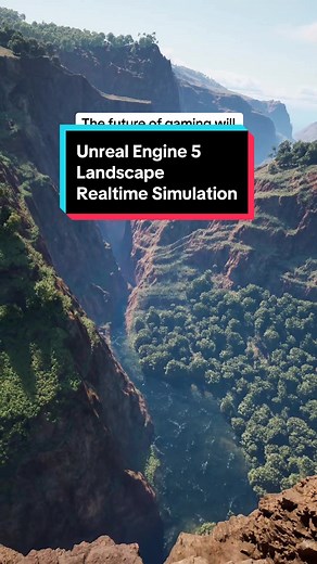 Unreal Engine 5 Landscape Realtime Simulation