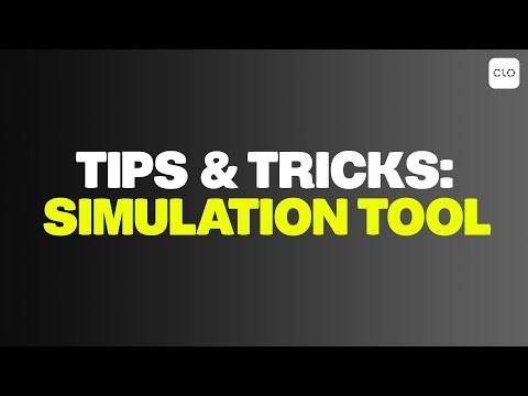 How to use the SIMULATION TOOL: TIPS & TRICKS (CLO3D)