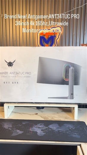 MicMau-Tech Enterprises on Instagram: "Brand New:: 34-inch Curved antigamer, Ultrawide curved monitor Resolution: 3440 x 1440 (WQHD) Panel: VA Refresh Rate: 165Hz Response Time: 1ms (GTG) Contrast Ratio: 3000:1 Color: 100% sRGB, HDR Ready Sync Tech: AMD FreeSync & NVIDIA G-Sync Compatible Connectivity: HDMI, DisplayPort, USB Hub Design: Thin bezels, RGB lighting on the back, adjustable stand Price :600k"