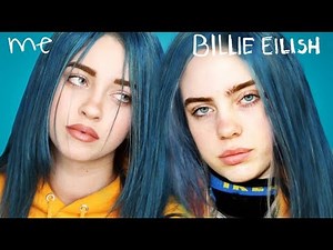 Billie Eilish Transformation Makeup Tutorial