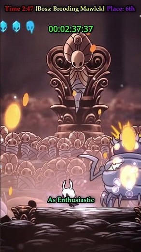 The Brooding Mawlek Is Certainly A Boss Fight - Hollow Knight #gaming #hollowknight