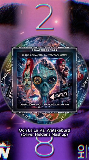 Alien Technology vs Bodak Yellow vs My Way (Oliver Heldens Mashup) [KLSN REMAKE 2025]