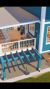 A modern "Bahay Kubo" Farm House Simple Elevated House #smallhousedesign #dreamhouse #homedesign | Barrio Architect