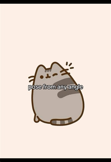Pusheen the Cat: A Playful Pose