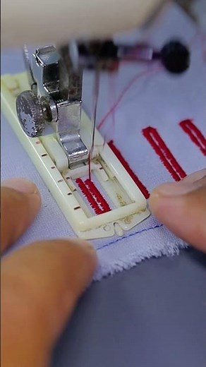 Old Sewing Machine Buttonhole Practice #sewing #buttonhole