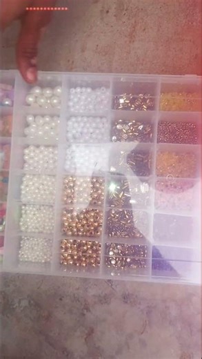 beads organiser#DIY