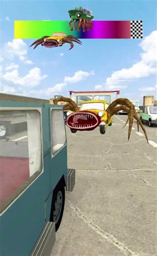 Crabtanic vs Car Eater They Is Late #shorts #gmod