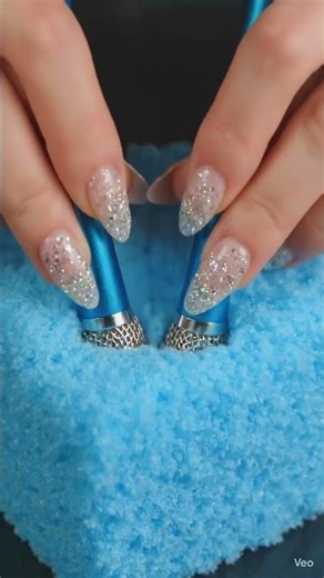 Blue Slime ASMR 💙 Satisfying Sounds