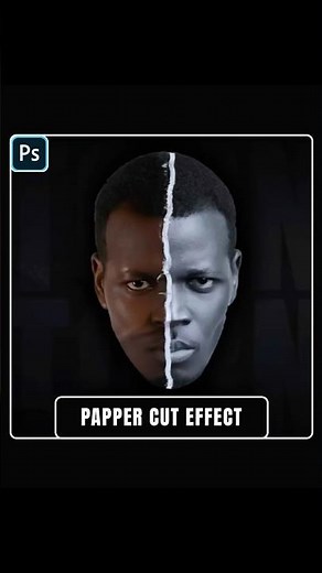 Create a Realistic Paper Tear Effect in Photoshop | Split Portrait Editing Tutorial