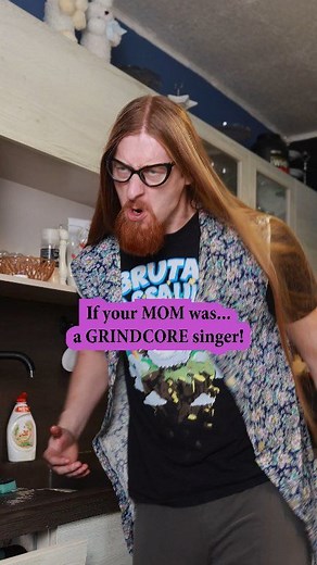 If your mom was a grindcore singer…This is how everyday conversations sound. 😂🎤🔥 #reels #whatif #mom #grindcore #comedy #metal #forfun #metalhead #metalheads | Cikindeles