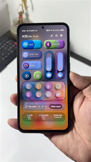 Enable One UI 8.5 3D Fluffy Control Center #samsung #oneui8 #samsungtips