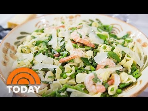 Perfect Spring Pasta Salad With Shrimp And Homemade Vinaigrette | TODAY