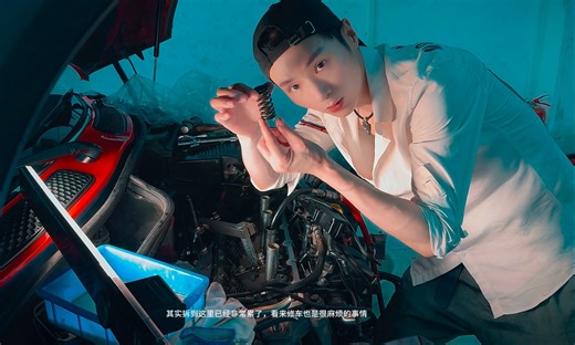 玩老车的好处就是自己居然学会了修车 miniR52自修发动机