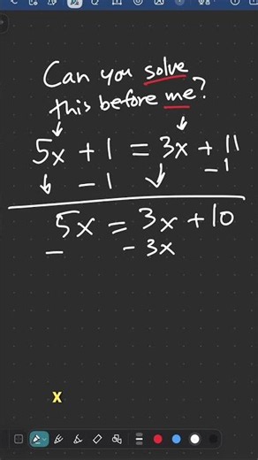 Can YOU solve this? 🔢 (Algebra Challenge) #learnmath #algebra #mathshorts