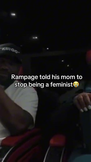 Rampage tells his mom to stop being a feminist😭 #clips #kick #viral #rampagejackson