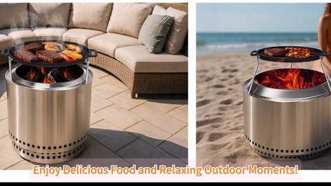 Cast Iron Griddle Grill Cookware for Solo Stove Bonfire 19.5" Fire Pit Fits for Yukon fire Pit, Portable Round Iron Pan with 3 Removable Legs for Outdoor BBQ Cooking Camping