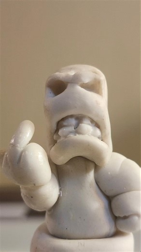 Custom clay chess set Part 5 Pawn 3/8 #clayart #clay #chess #chesspiece #chessset