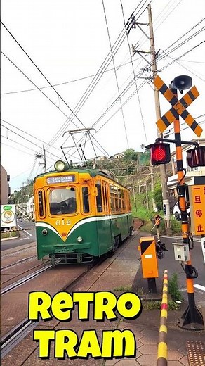 🚋RetroTram【鹿児島市電612号】新川4号踏切 Passage✨