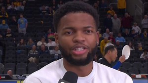 “Being a fan watching, I got no control. I’m real anxious.” 😆 Marquette Basketball alum and former Big East 6MOY David Joplin is in the building and sat down with Lauren Jbara at halftime 🗣️ | TNT Sports US