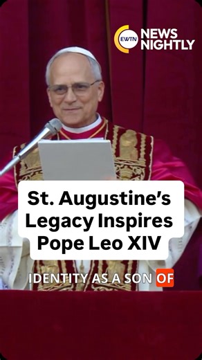 On Thursday’s Feast of St. Augustine, we explore the saint’s journey to faith and how he continues to inspire the faithful—including Pope Leo XIV. St. Augustine’s teachings on divine grace, the sacraments, and the life of the soul continue to guide and inspire Catholics worldwide. More at http://YouTube.com/ewtn | EWTN News Nightly