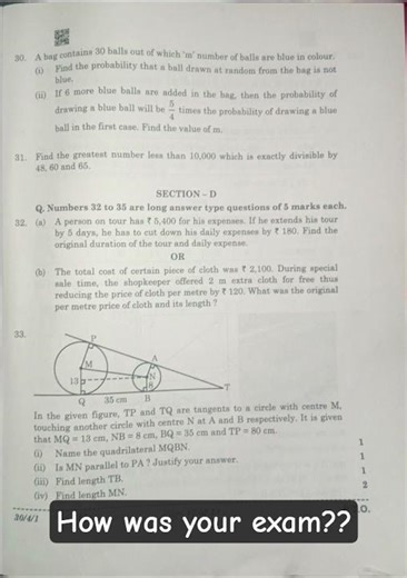 17Feb - Mathematics Standard Questions Paper #tujulietjatdi