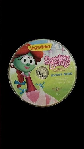 Veggietales Sweetpea Beauty Event Disc DVD Label