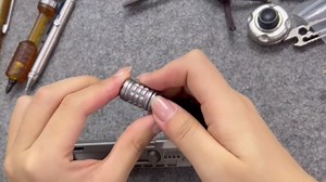 Titanium Lanyard Bead EDC Lanyard Beads for Decoration of EDC Tools Outdoor Paracord Beads (Shape 1)