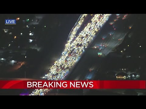 Fatal accident on 215 Freeway closes all southbound lanes near 5th Street