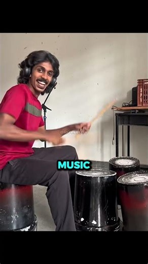 Boy Plays Phonk Music Using Just a Bucket #nobatidao