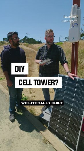 Build Your Own Cell Phone Tower in a Park