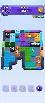 Color Block Jam Level 883 Walkthrough Solution