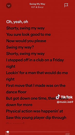 Swing My Way- K.P., Envyi #fyp #spedupsongs #spotify #spotify