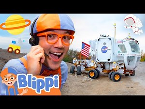 What Do Astronauts Use to Travel? 🚀 Blippi Explores Space Vehicles! | Educational Videos for Kids