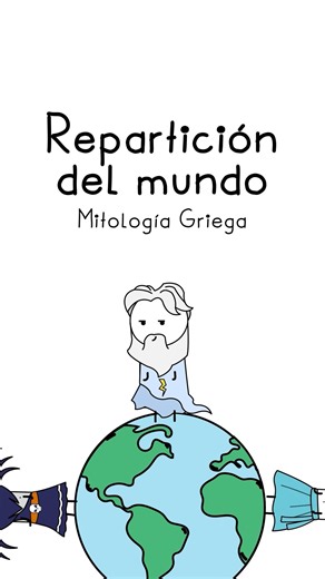 Zeus, Poseidon, and Hades divide the world: Greek Mythology