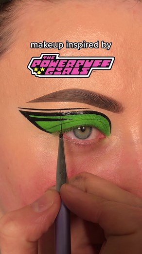 Buttercup Powerpuff Girls Makeup Tutorial