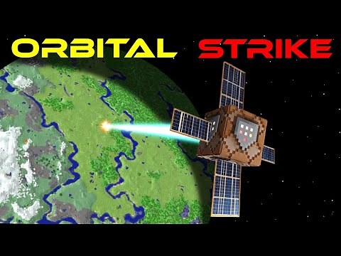I Built an Orbital Strike Cannon in Minecraft with Command Blocks