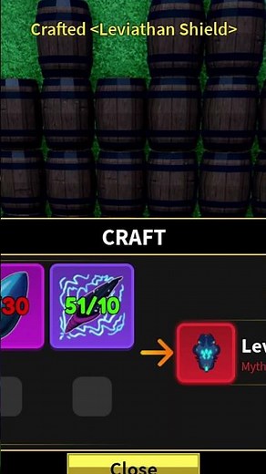 Obtaining The Leviathan Shield In Blox Fruits