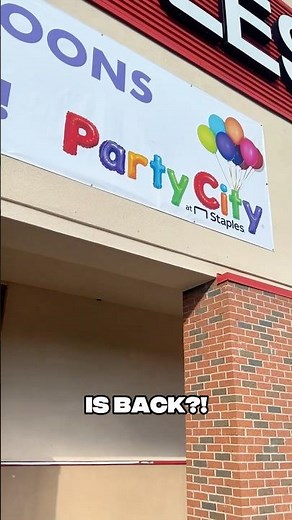 Party City is Back?!