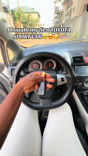 God Did This🙏 Hard Work Parked Right Here🔑🚗 #NewCar #GirlsWithCars #ForYouPage #CarTok #MyFirstCar