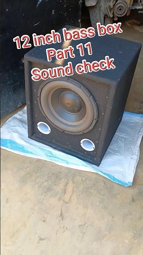 how to make 12 inch subwoofer box for car | part 11 | #electronics #electronic #subwoofer #soundchek