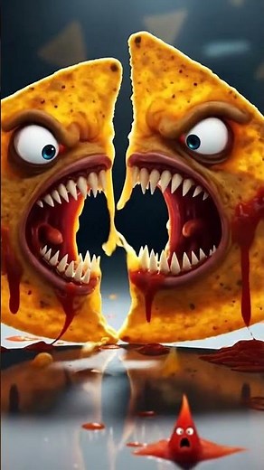 Epic Nacho Fight Scene | AI-Generated Loop Animation