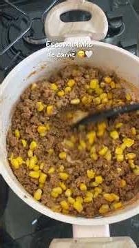 Escondidinho de carne, vocês gostam? 😋 #recemcasados #receitas #vlog #casal #viralshorts