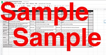 TCRWP Digitalized 3rd Grade Writing Rubrics