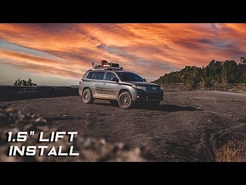 Toyota Highlander 4x4 Overland Build || 1.5" Lift Kit Install