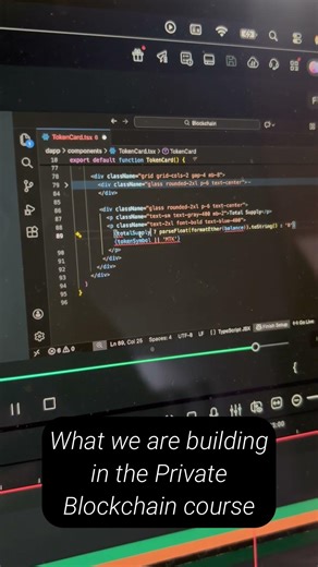 Private Blockchain course #web3 #blockchaincourse #vibecoding #dapp #solidity #ethereumdevelopment