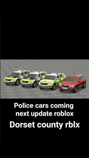 Police cars and ambulance cars dorset county roblox #dorset #dorsetcounty #fun #leak #fyp #viral