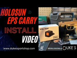 How to install the Holosun EPS Carry onto the Sig Sauer 365XL.