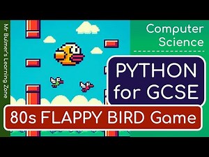 Python Game Tutorial: FLAPPY BIRDS - 80s Retro Version