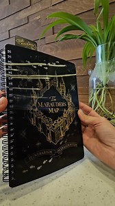 NEW! This scented notebook features a lenticular “motion graphic” of the Marauder’s Map on the front cover. Magically reveal the secret footprints on the Marauder’s Map as you shift the journal around 📜✨ https://bit.ly/3aK73I1 | Charmed Aroma