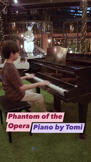 Phantom of the Opera, piano by Tomi at Letana Hotel & Restaurant 24 Hrs.#phantomoftheopera #piano | Tomichap